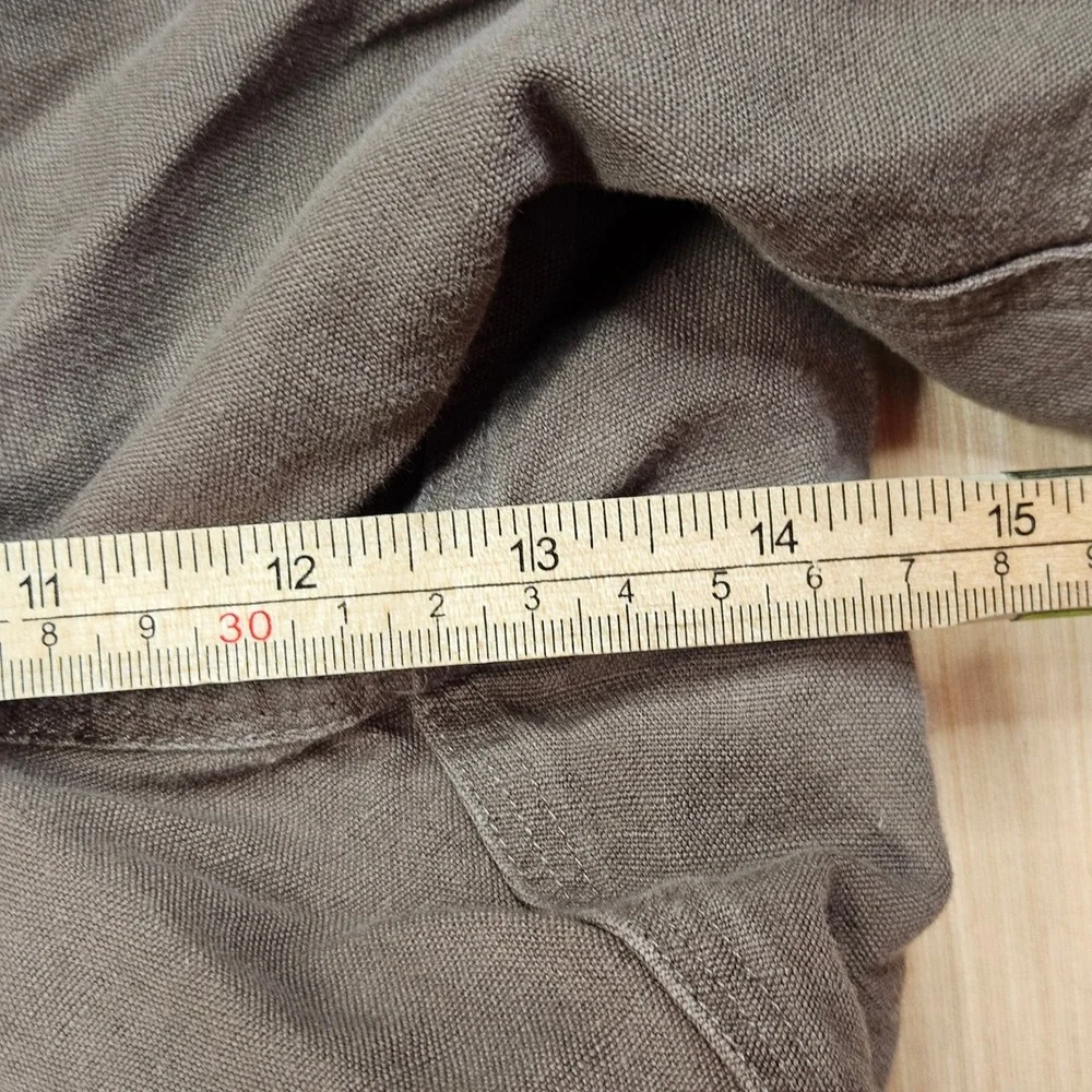 Solitude Pants Mens XXL 46x30 Brown Linen Blend Drawstring Casual Beach Summer
